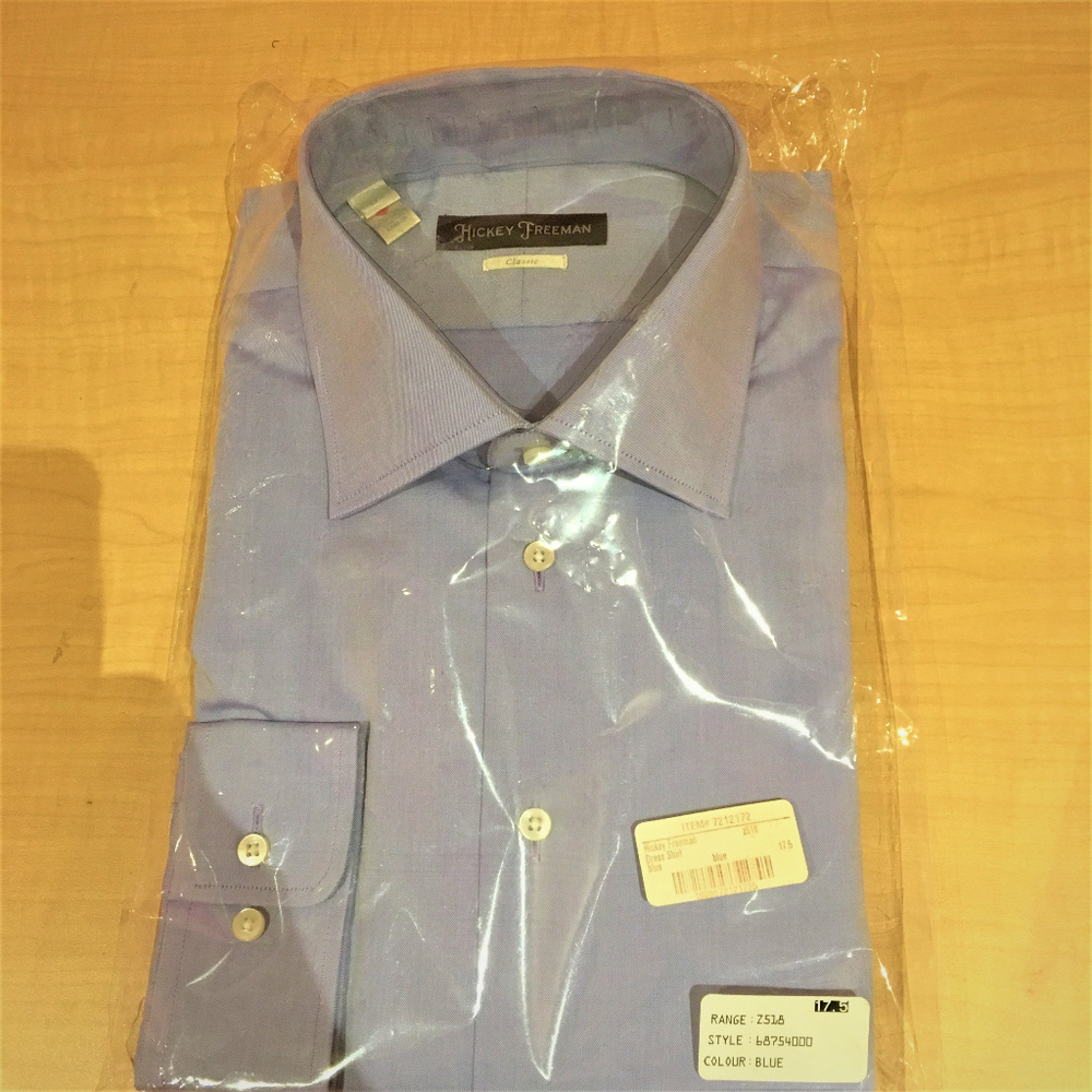 Hickey Freeman - COTTON CLASSIC FIT MAUVE DRESS